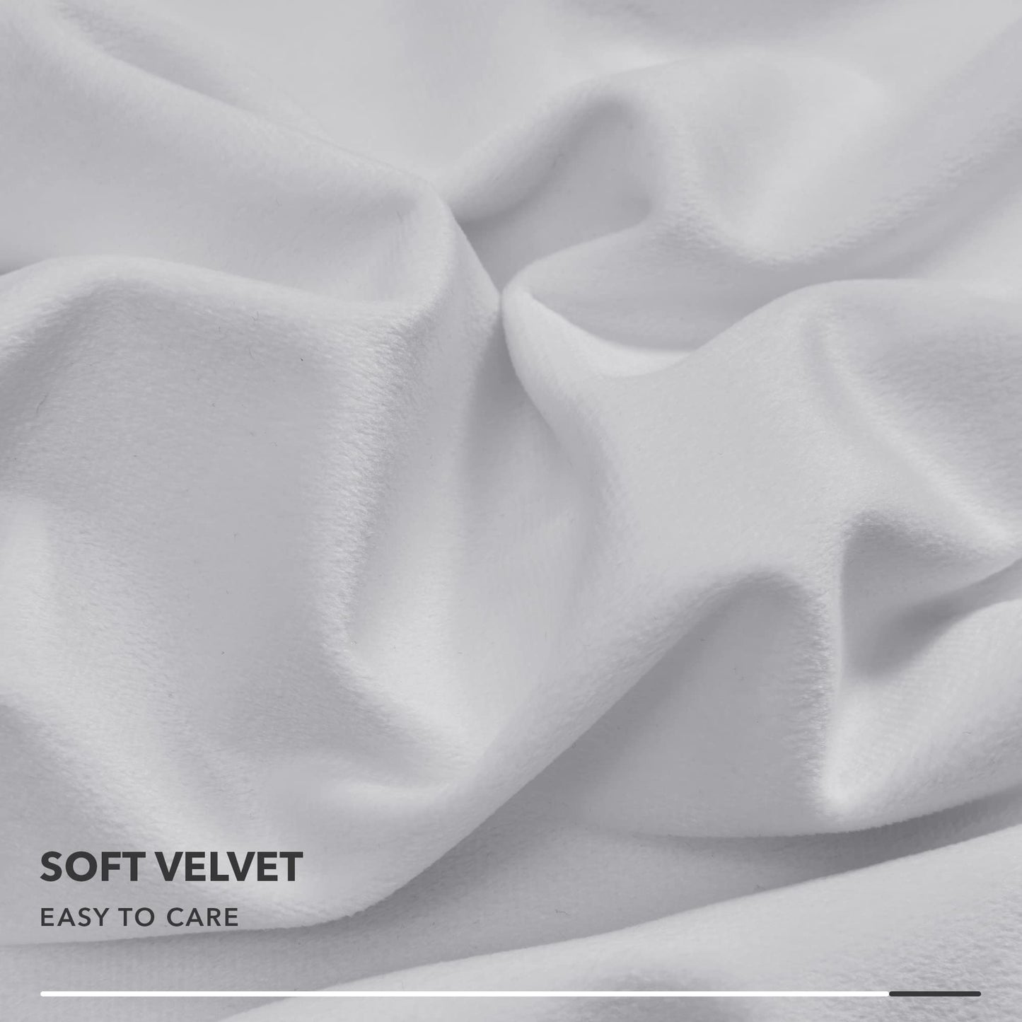 Velvet Throw Pillow Covers with Pom-Poms, 26x26 Inch