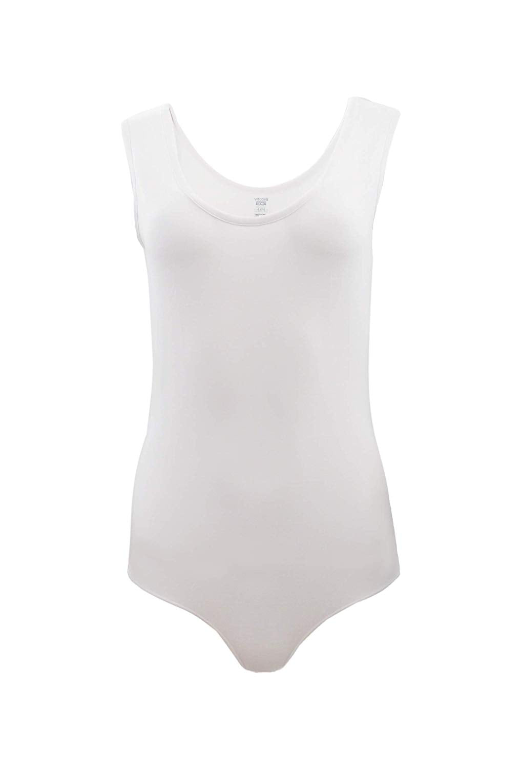 EGi Luxury Viscose Women's Bodysuit Sleeveless. Proudly Made in Italy.
