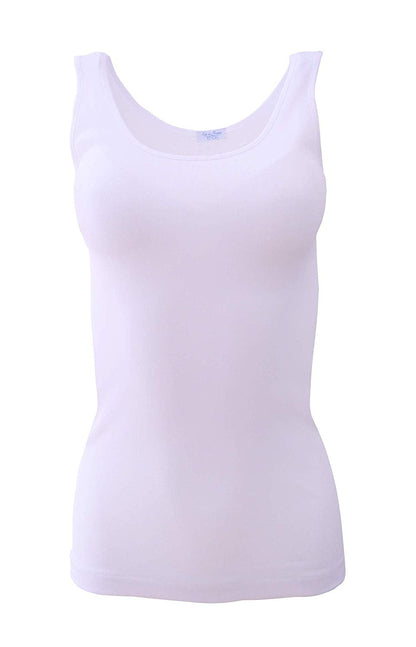 EGI Luxury 100%" Filo di Scozia Cotton Women's Tank(S - XXXL). Proudly Made in Italy.
