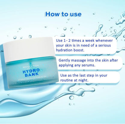 REVOLUTION Hydro Bank Hydrating Sleeping Mask