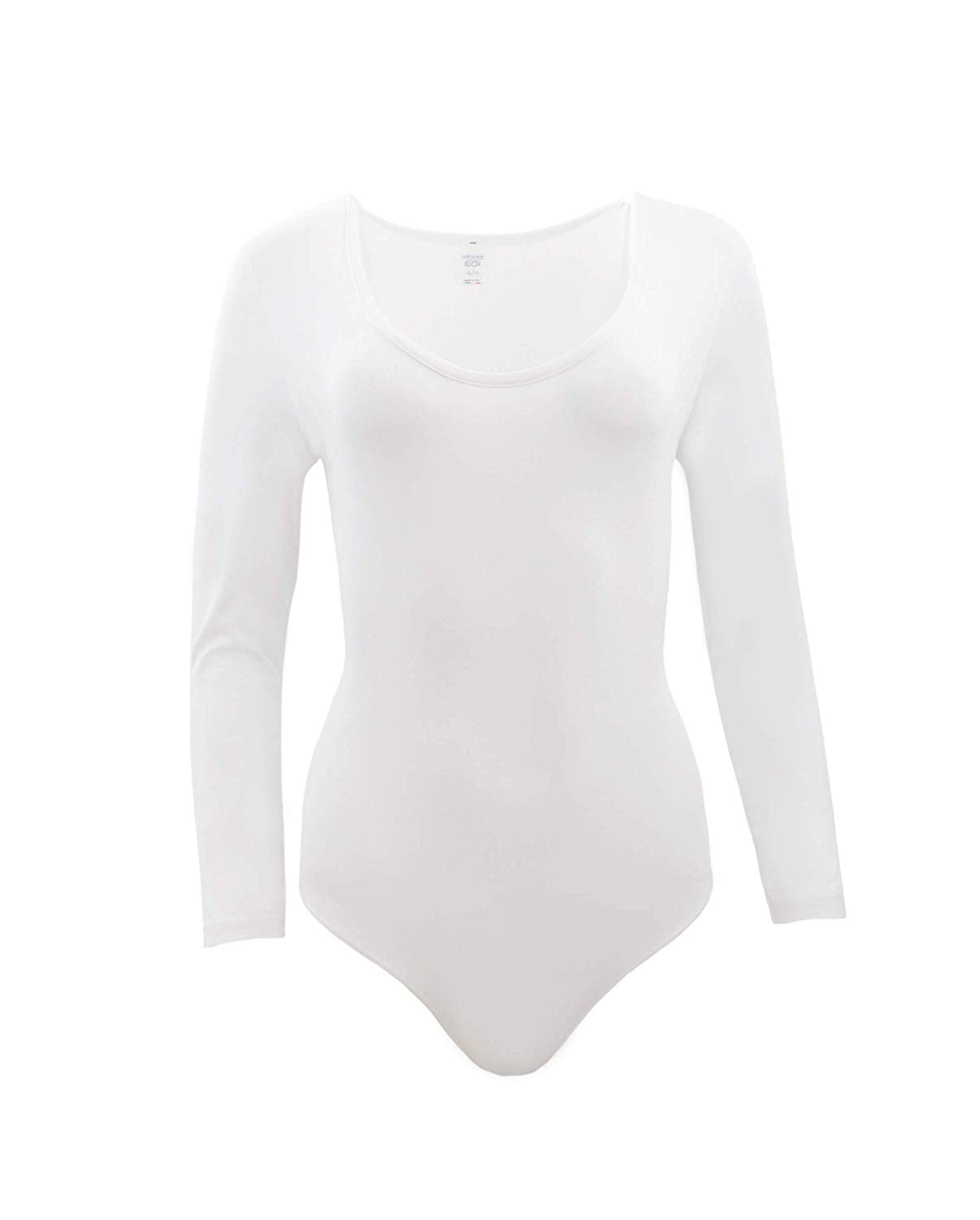 EGi Luxury Viscose Women's Bodysuit Long Sleeve. Proudly Made in Italy.