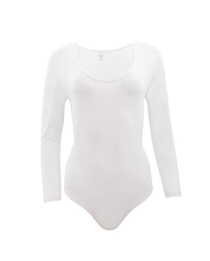 EGi Luxury Viscose Women's Bodysuit Long Sleeve. Proudly Made in Italy.