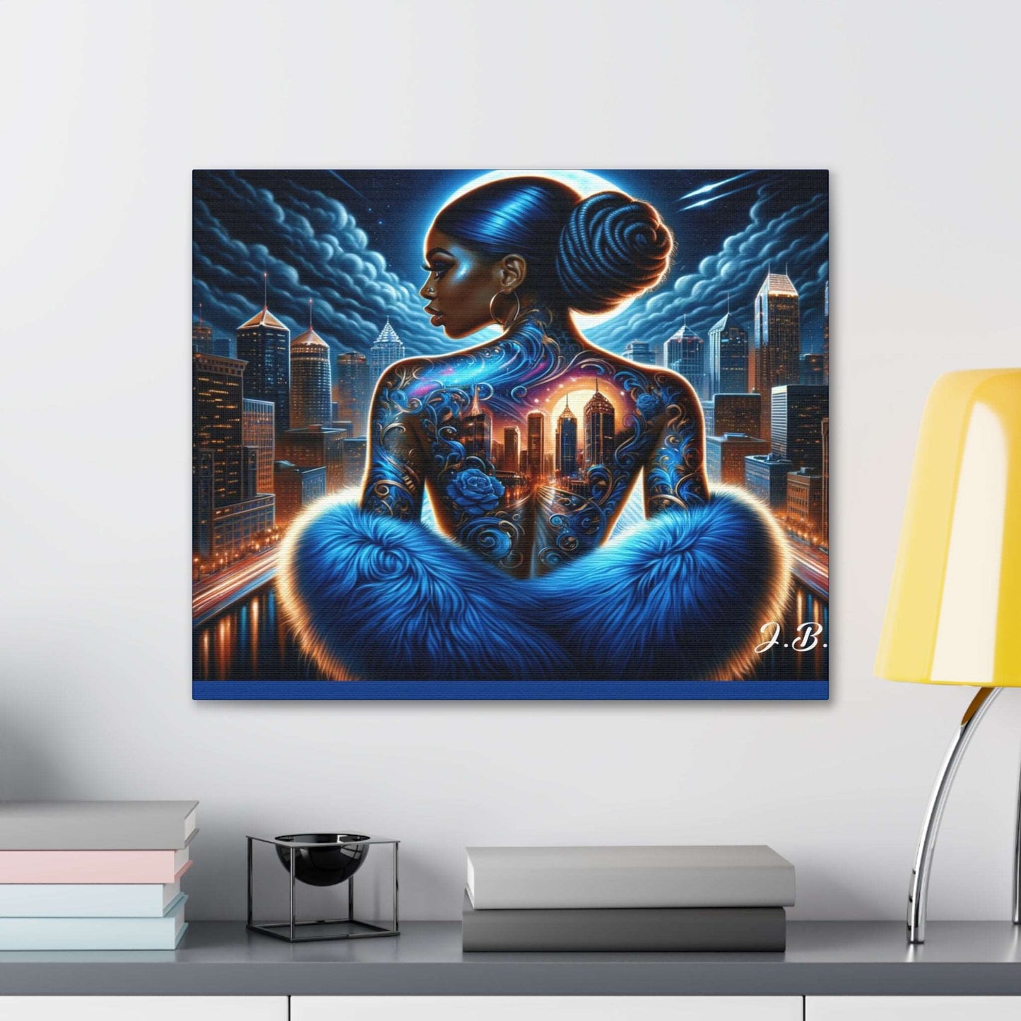 African American Blue Sky's Canvas Gallery Wraps Canvas Gallery Wraps