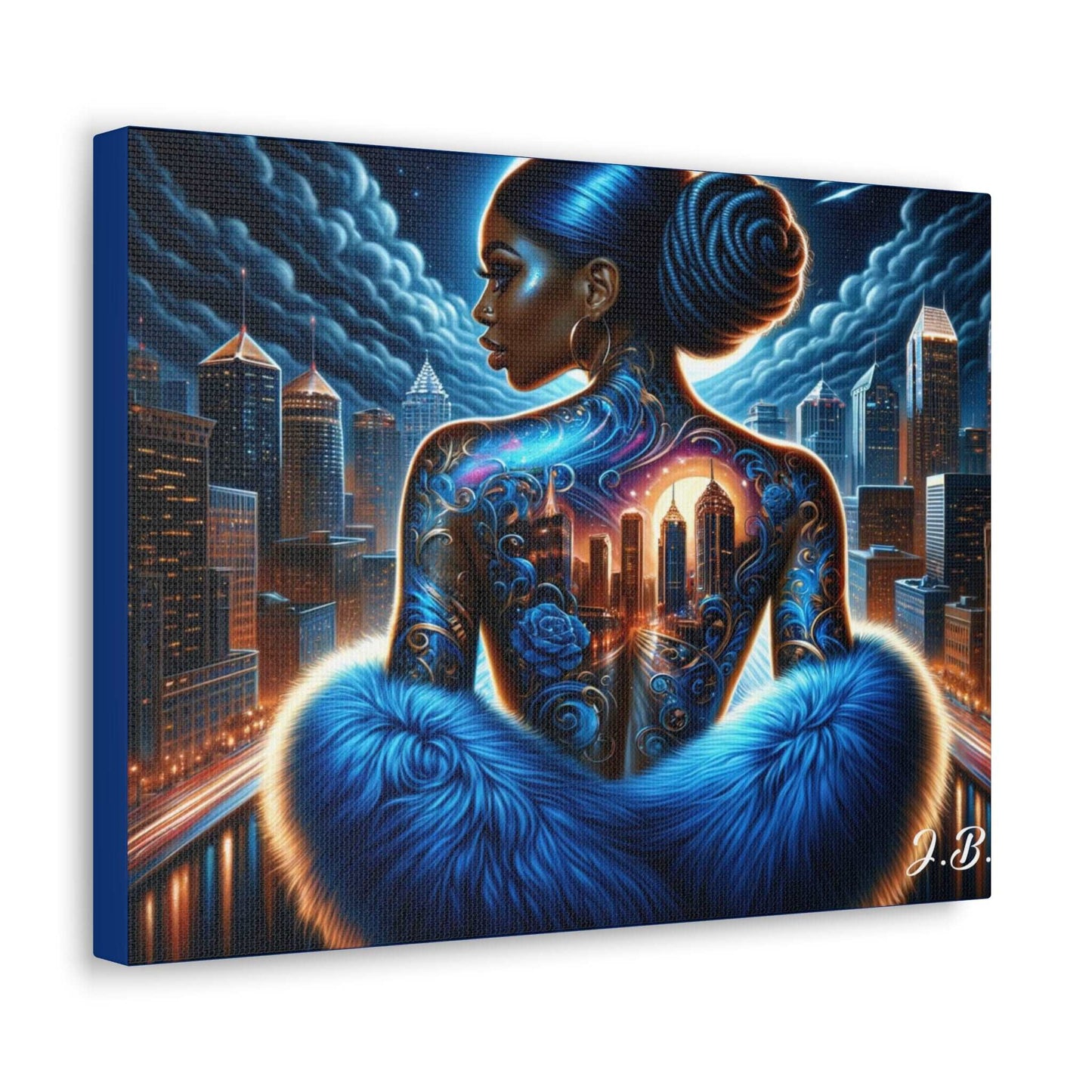 African American Blue Sky's Canvas Gallery Wraps Canvas Gallery Wraps