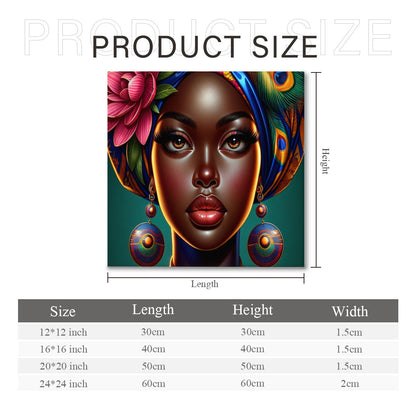 African Queen Series #10, African American Art Work, Africa, Wall Art, Home Decor