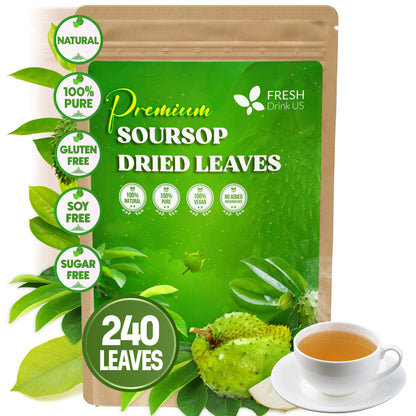 Premium Soursop Leaves Tea bags, Dried Soursop Leaves, Soursop Leaf Powder, Guanabana Leaves Tea, Hoja Guanabana Tea