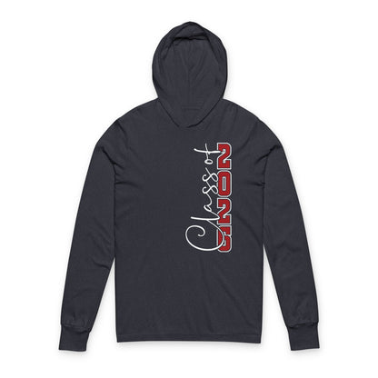 Class of 2026 Long Unisex Hooded Long Sleeve Tee - Graduation Gift, Casual Wear, Perfect for Chassot 2023 Celebration