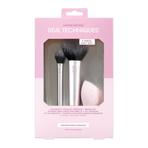 REAL TECHNIQUES Limited Edition Naturally Radiant Sponge and Brush Kit