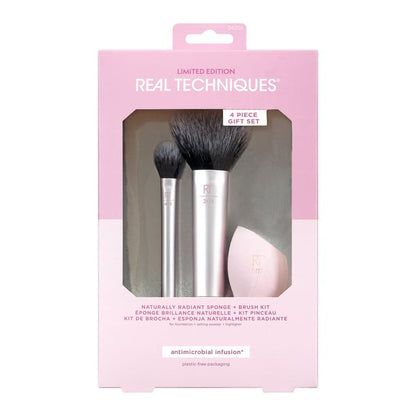 REAL TECHNIQUES Limited Edition Naturally Radiant Sponge and Brush Kit