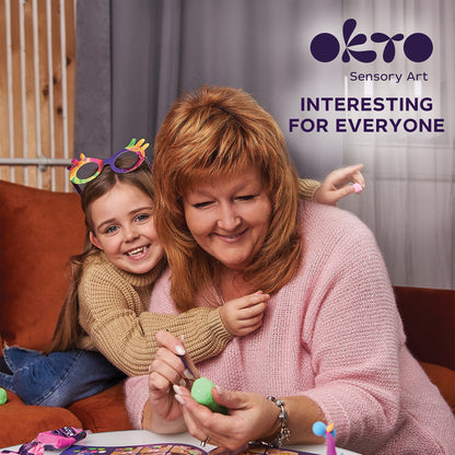 OKTO Air Clay Set for Creativity – 36 Colors