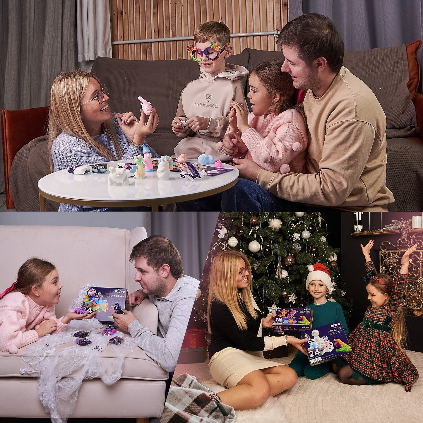 OKTO Air Clay Set for Creativity – 36 Colors