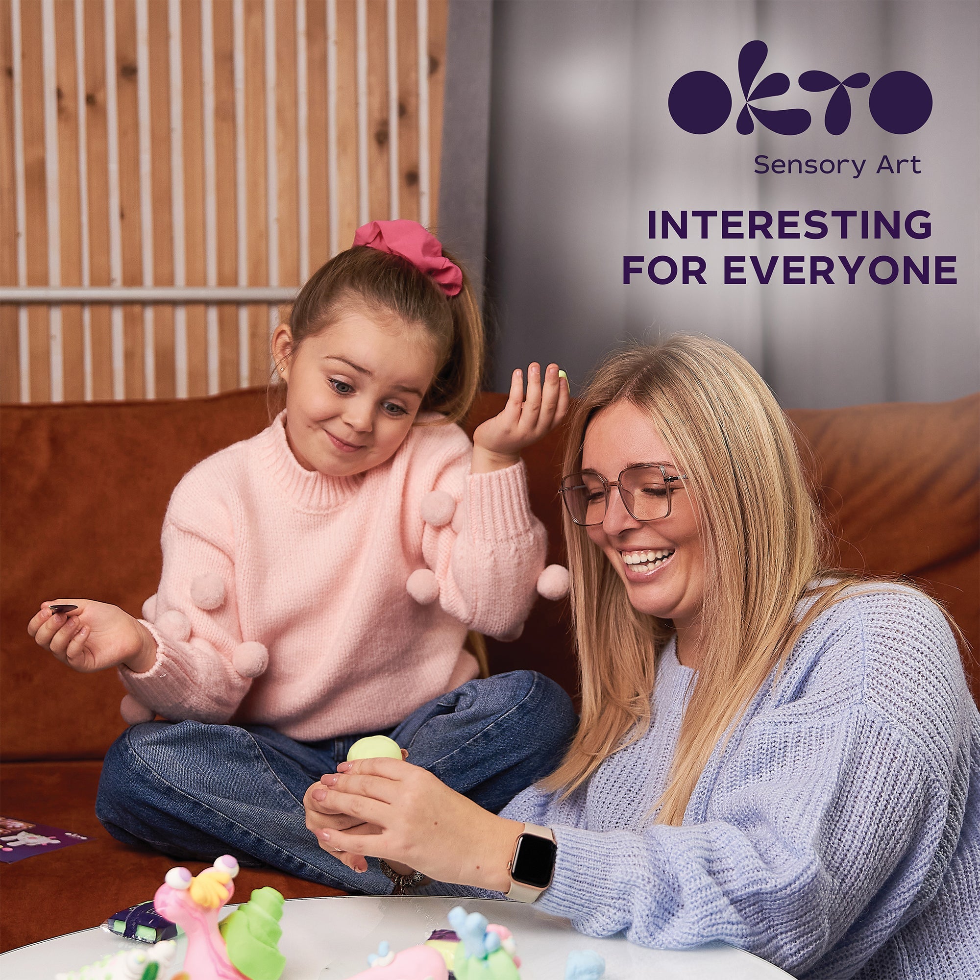 OKTO Air Clay Set for Creativity – 24 Colors