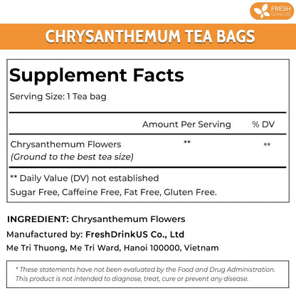 Premium 75 Chrysanthemum Flower Tea Bags