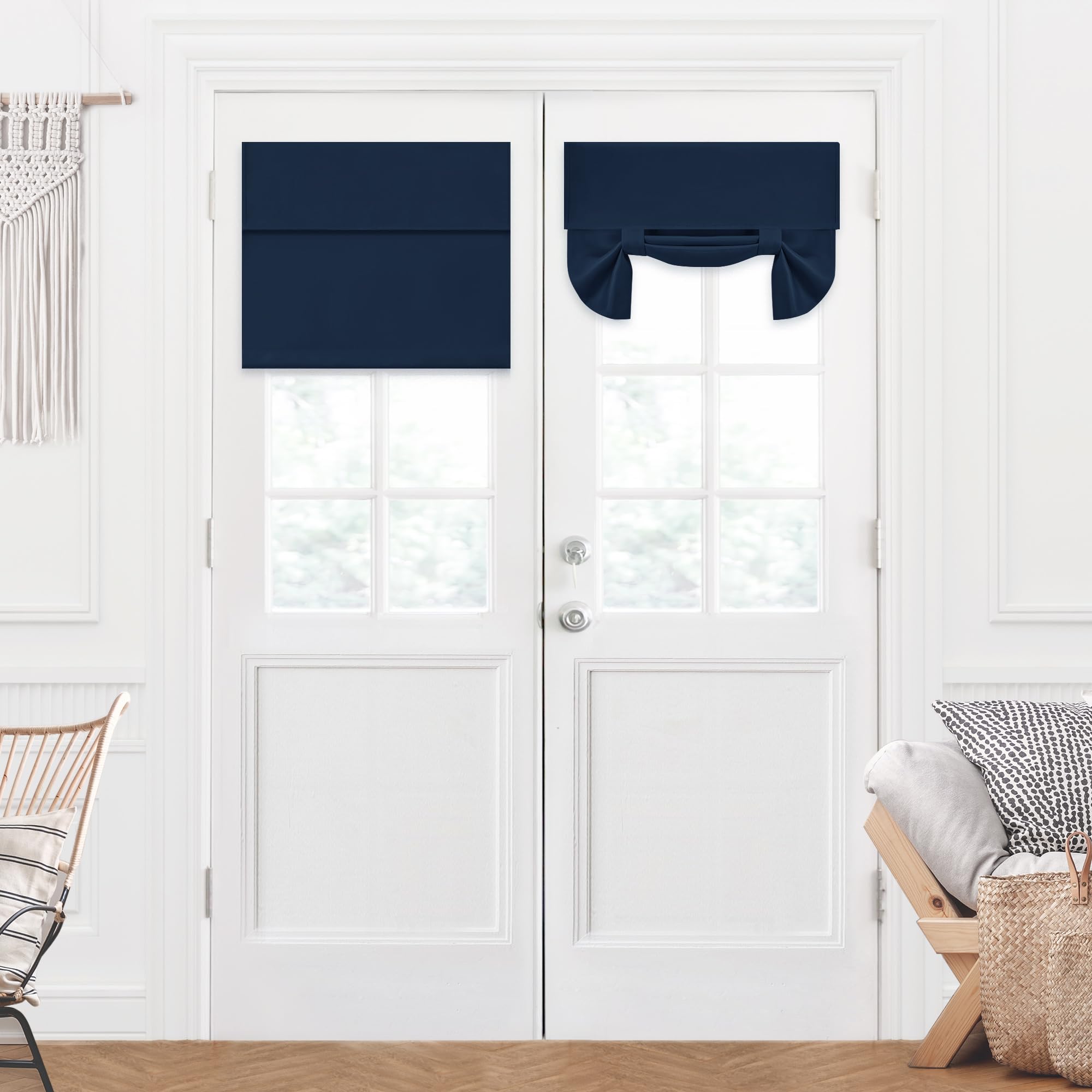 Blackout Door Curtain, Thermal Insulated, 26x80 Inch