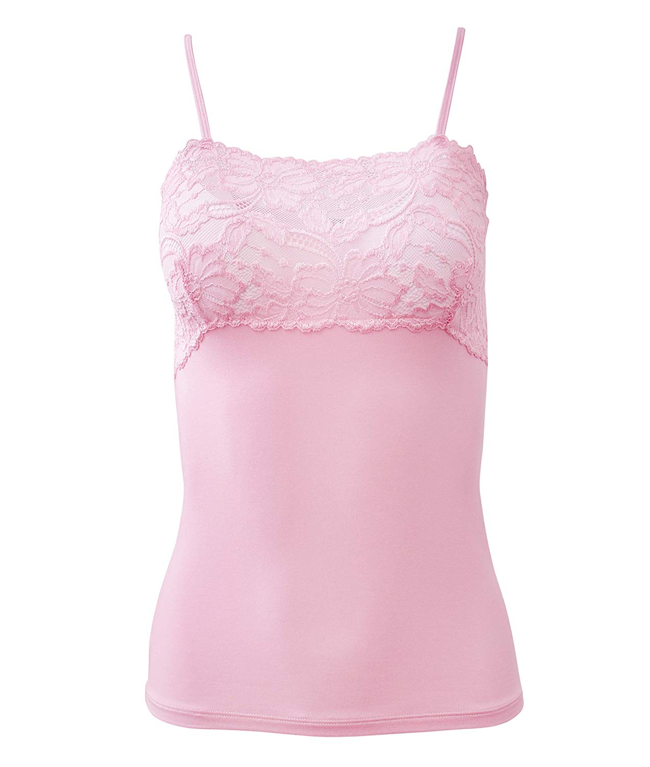 EGI Luxury Modal Women's Lace-Trimmed Camisole. Proudly Made in Italy (1135)