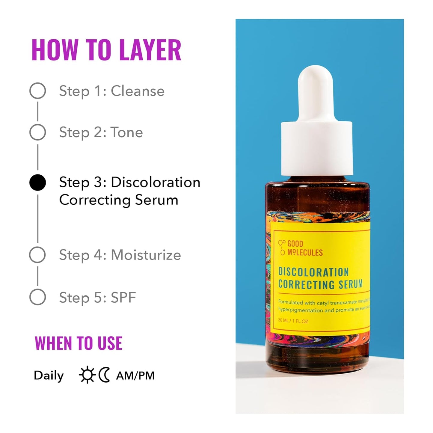 GOOD MOLECULES Discoloration Correcting Serum