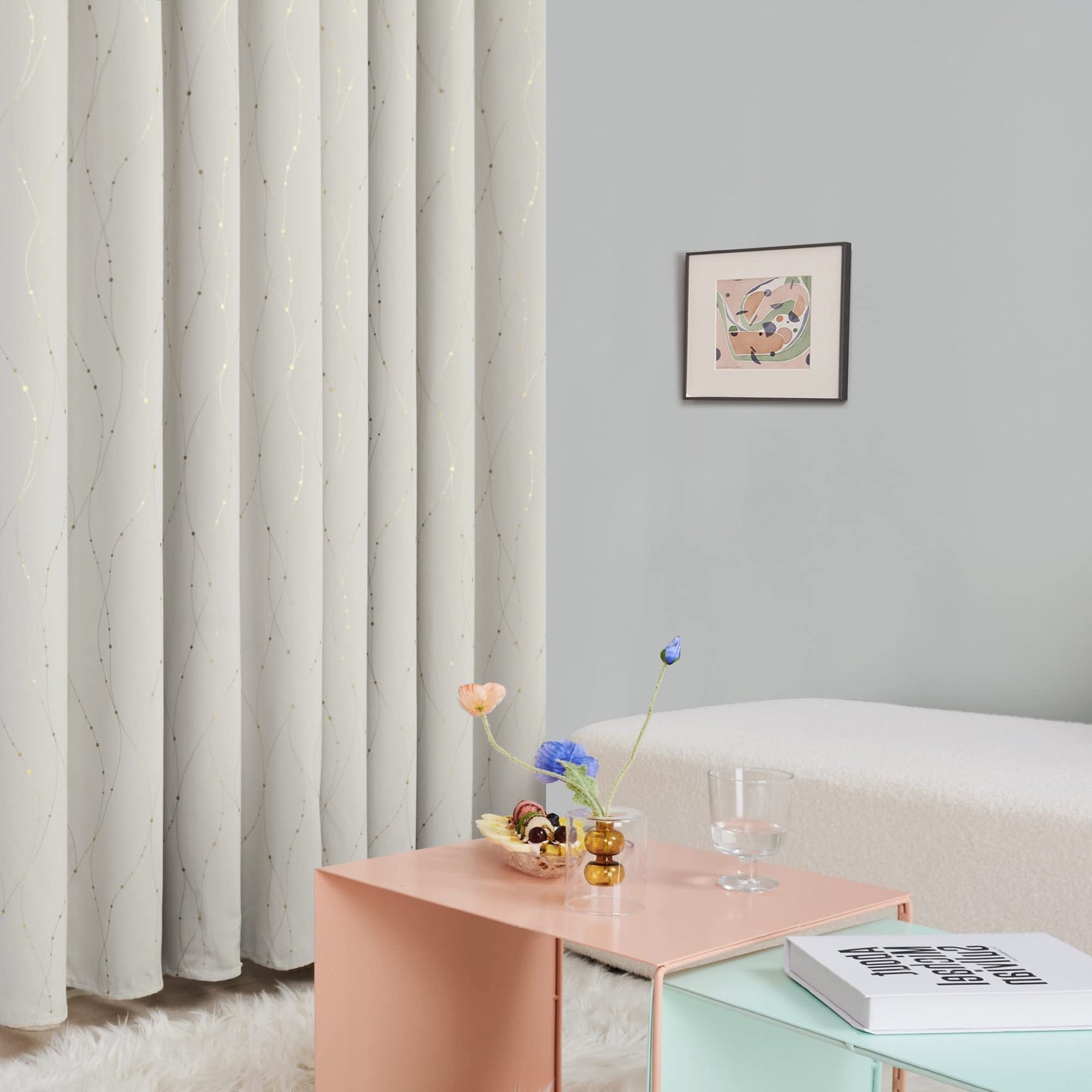 Thermal Blackout Curtains, Noise-Reducing, 2 Panels