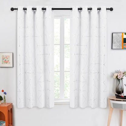 Geometric Blackout Curtains, 2 Panels