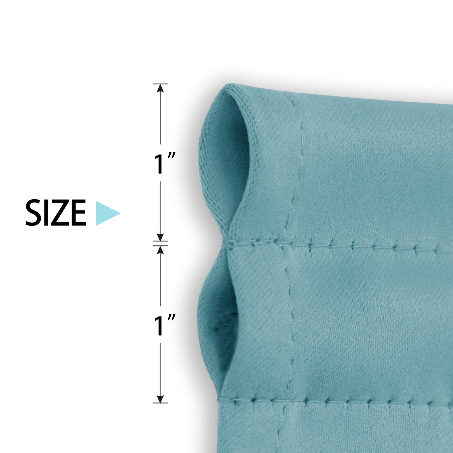 Thermal Insulated Blackout Drapes, 52x108 Inch, 2 Panels