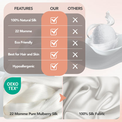 Taupe Silk Pillow Cover, Soft & Smooth, Standard Size