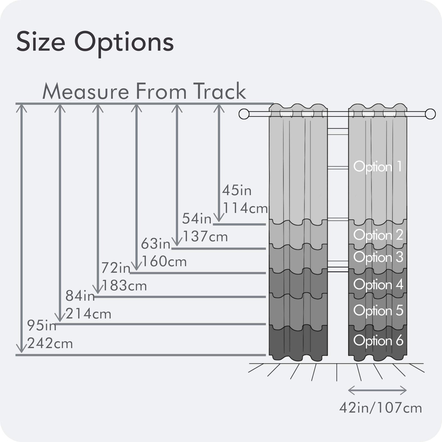 Thermal Blackout Curtains with Silver Foil Print