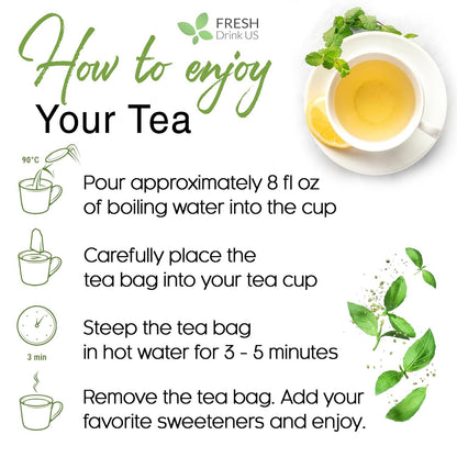 Natural Avocado Whole Leaves Dried, Tea Bags, 100% Pure from Avocado Leaves, Avocado Leaf Tea, Hojas de Aguacate Seca, No Additives, No Caffeine, Vegan