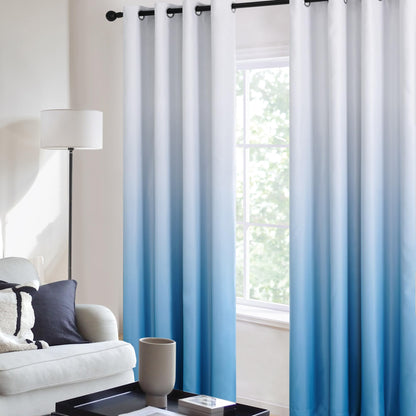Gradient Light Blocking Room Darkening Curtains