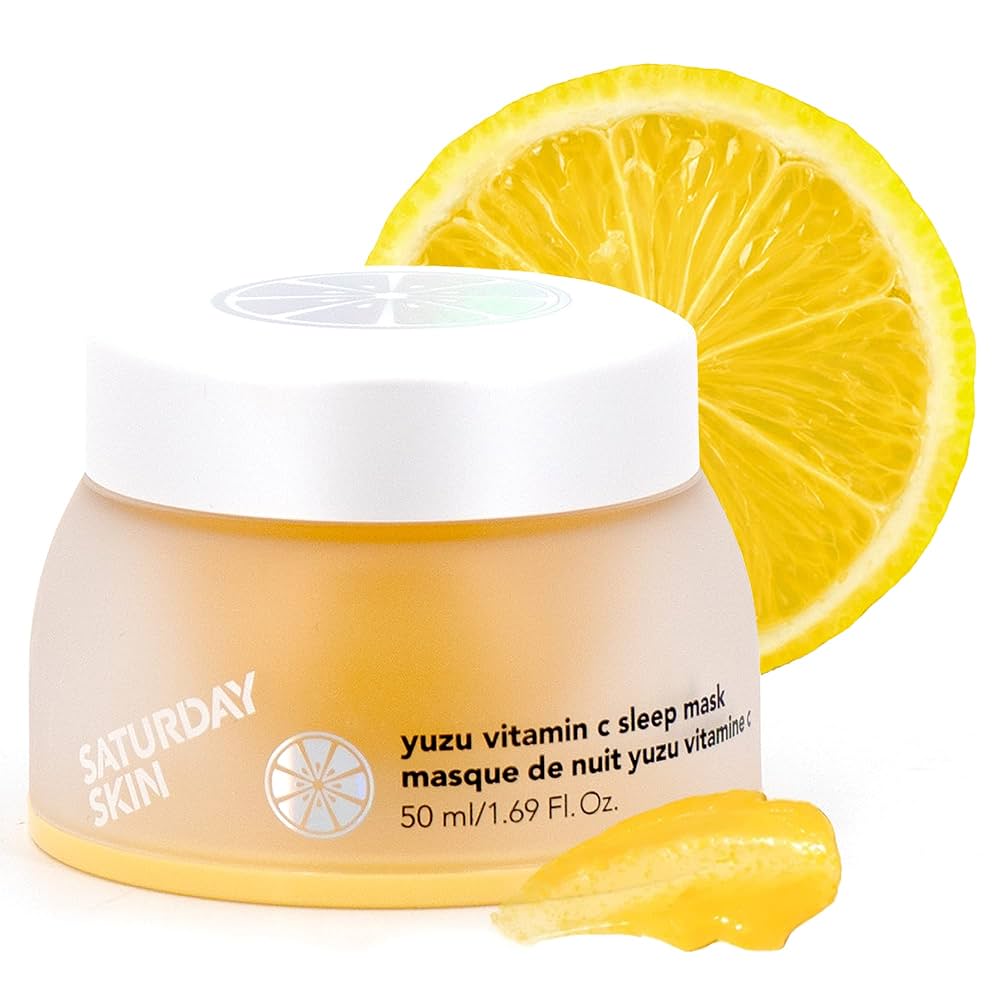 SATURDAY Skin Yuzu Vitamin C Sleep Mask
