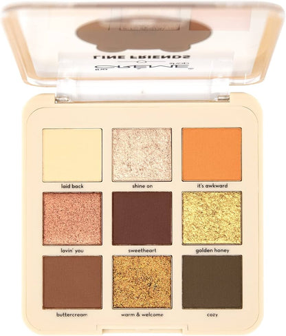 THE CREME SHOP 9 Color Shimmer & Glitter Eyeshadow Palette