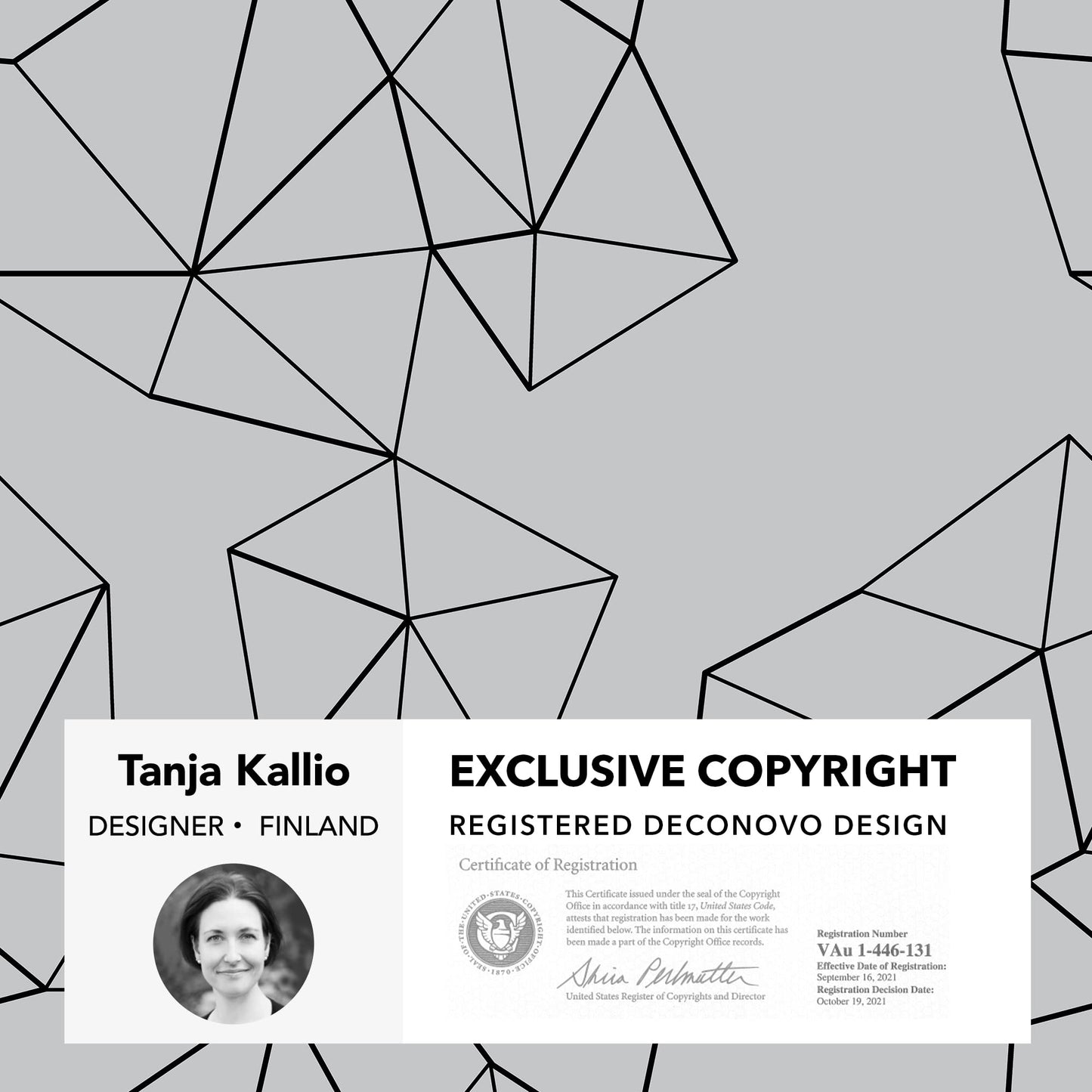 Geometric Blackout Curtains, 2 Panels