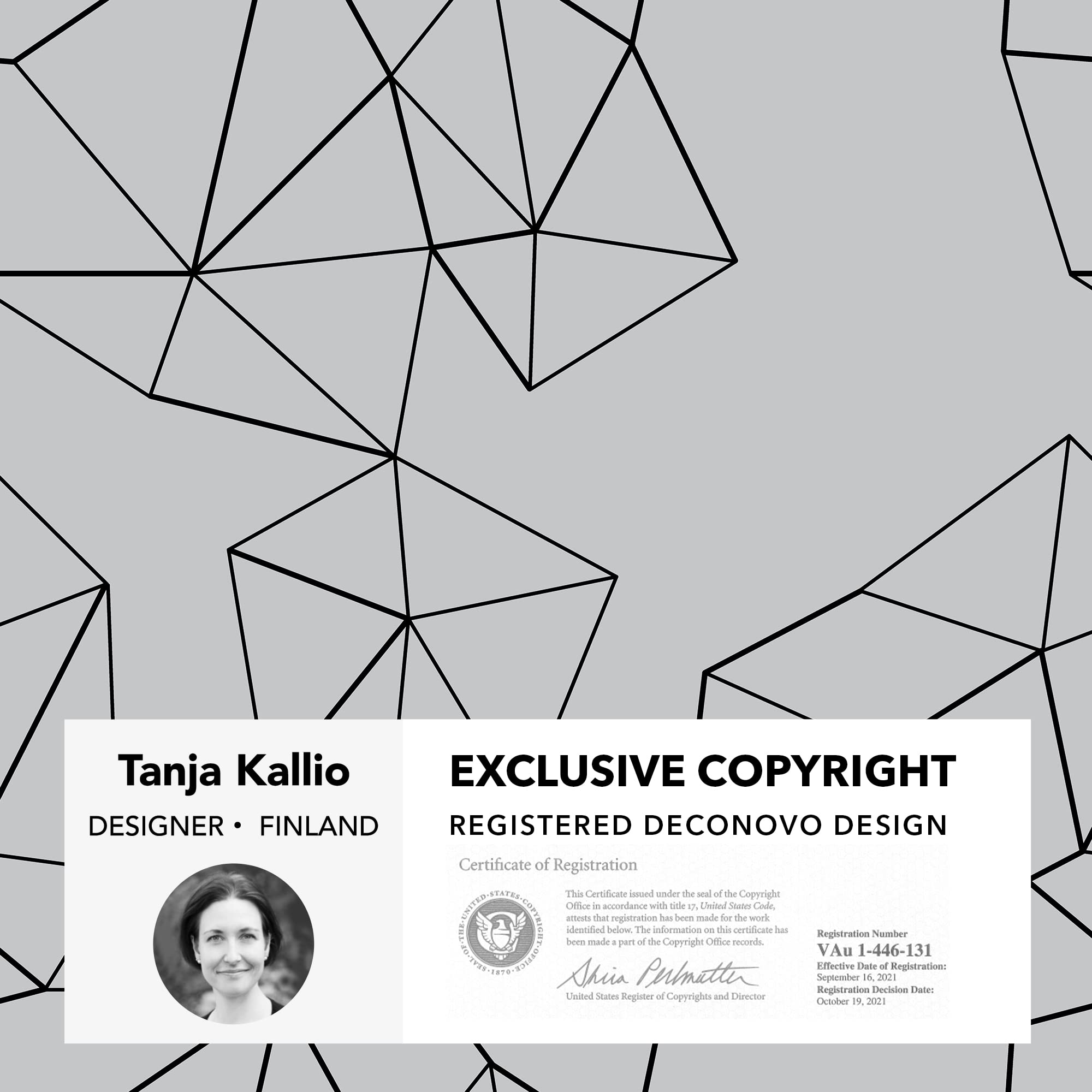 Geometric Blackout Curtains, 2 Panels