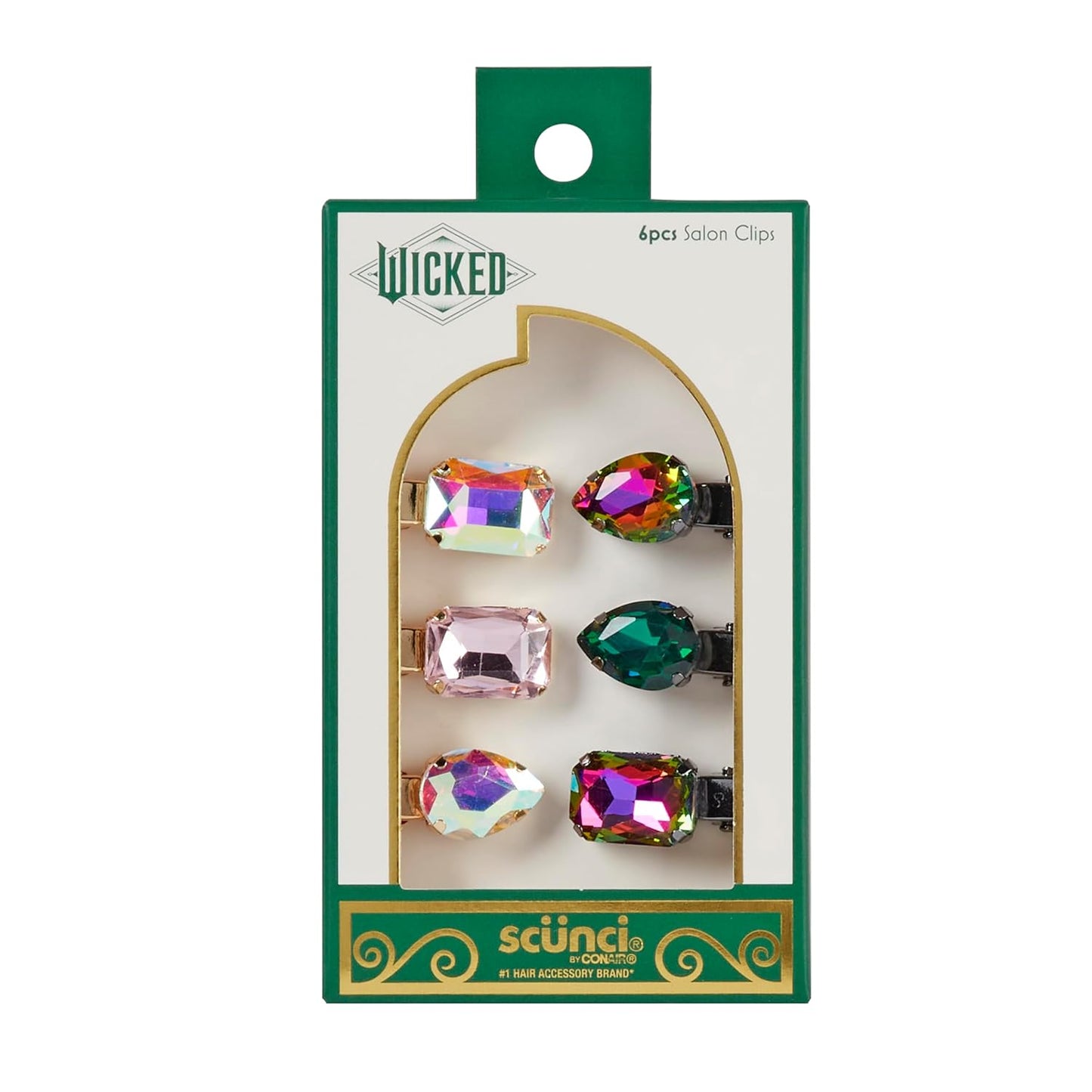 WICKED By Conair Glinda Rhinestone Salon Clips