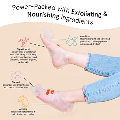 GRACE & STELLA Exfoliating Foot Peel Mask