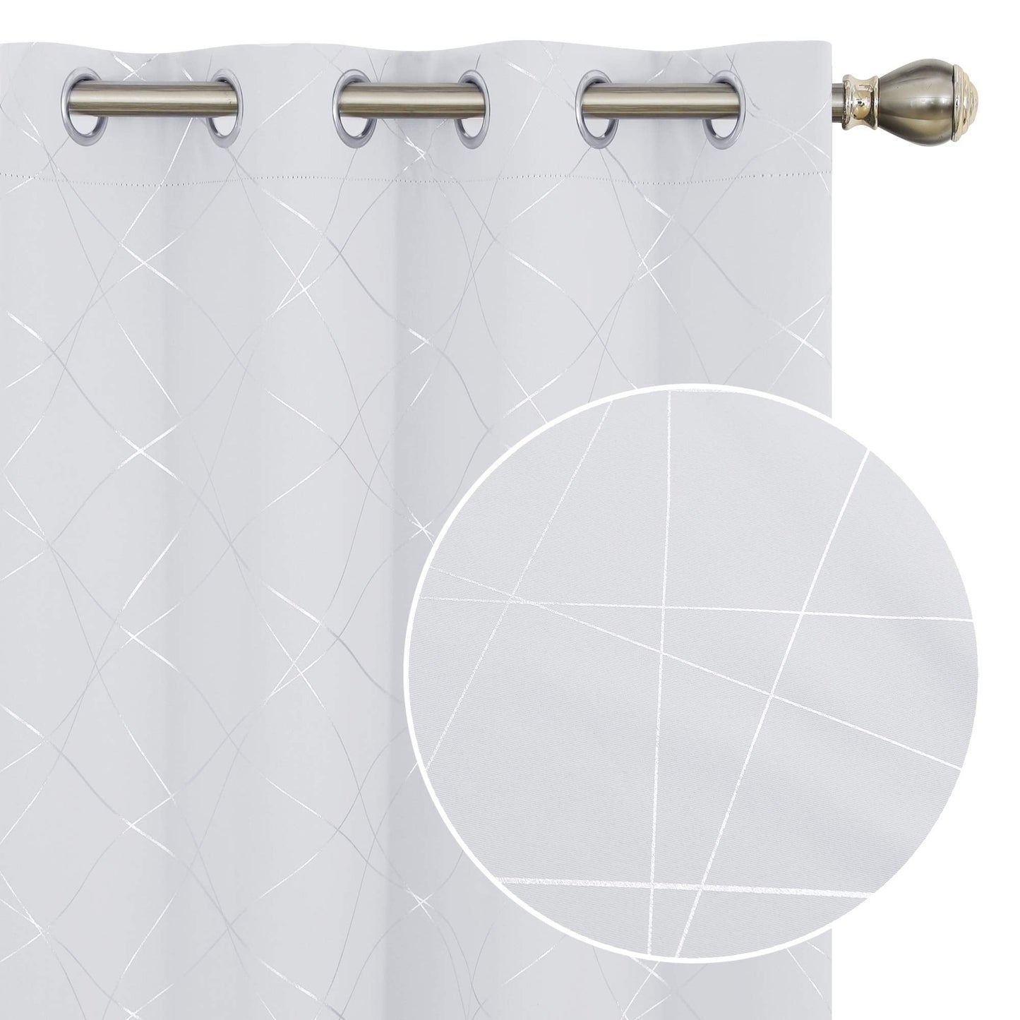 Geometric Blackout Curtains, 2 Panels