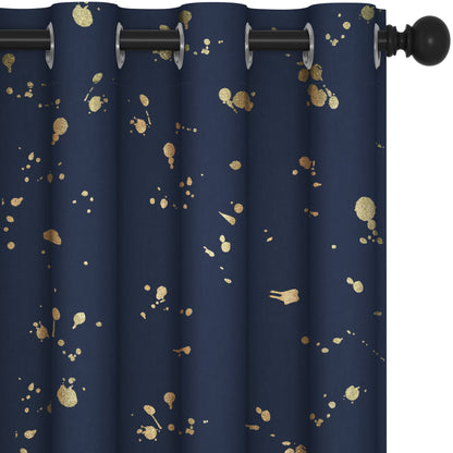 Thermal Blackout Curtains, Noise-Reducing, 2 Panels