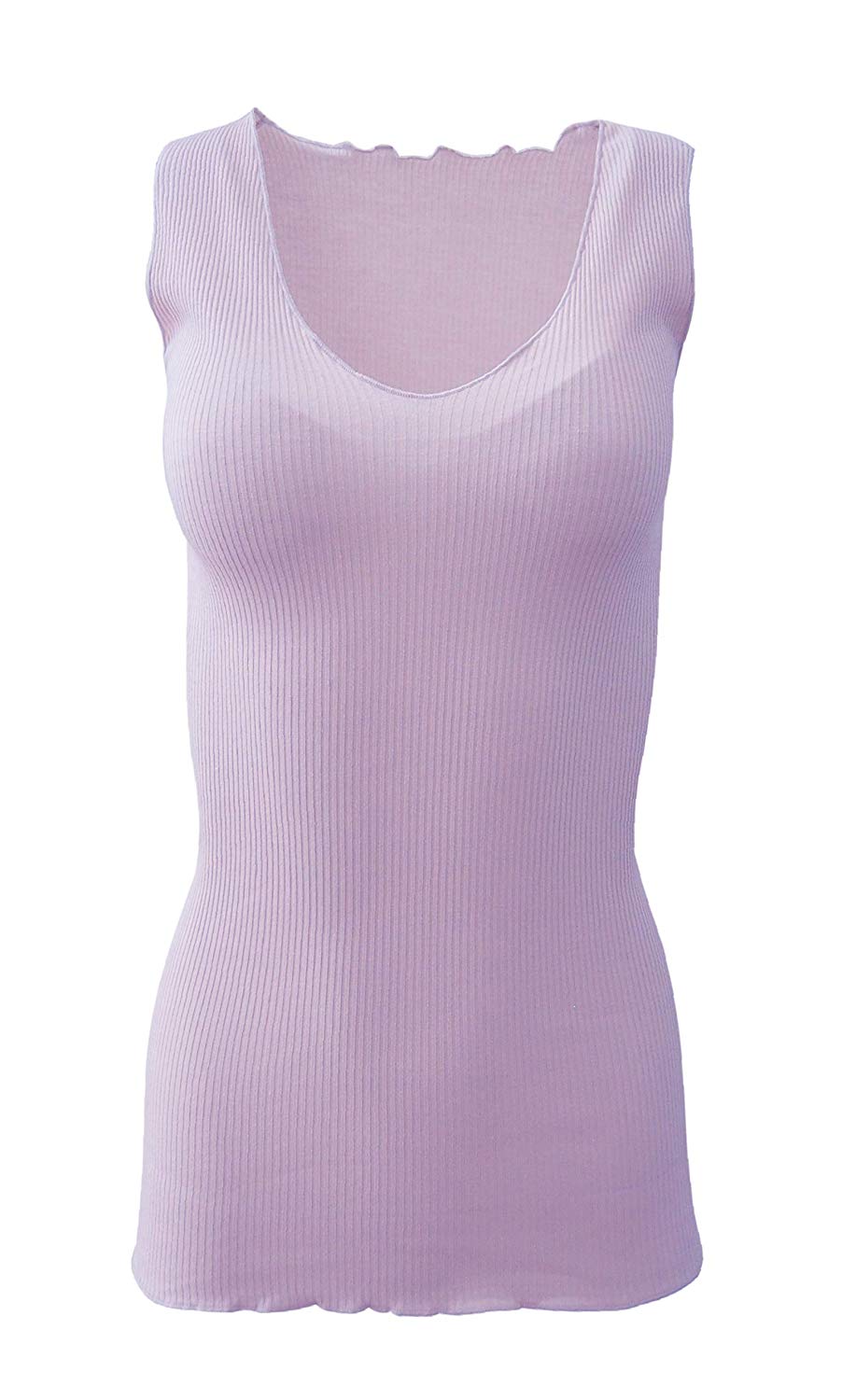 BASIC COTTON Free Spirit Premium Quality 100% Cotton Women's Tank Top. Proudly Made in Italy.
