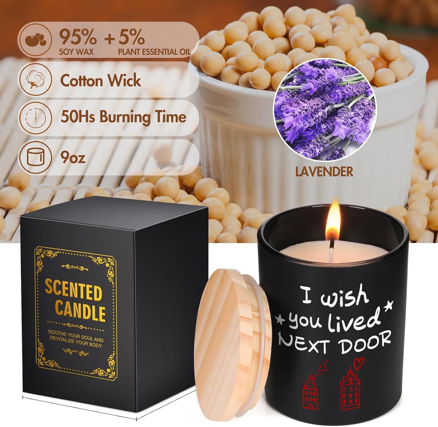 SCENTED CANDLE Soothie Your Soul & Revitalize Your Body
