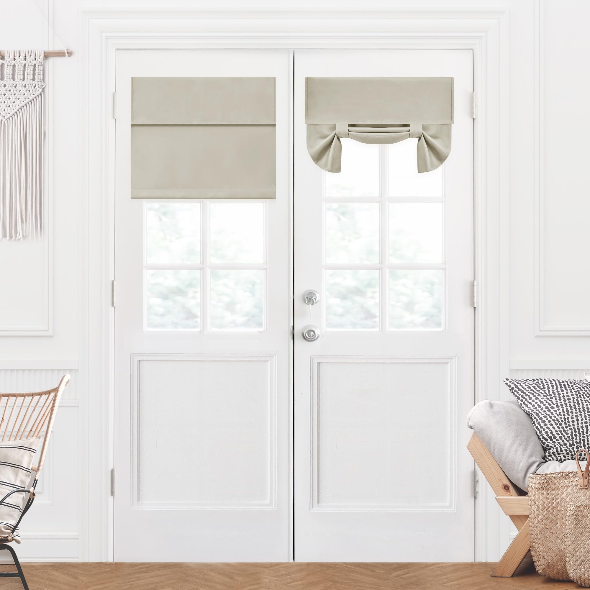 Blackout Door Curtain, Thermal Insulated, 26x80 Inch