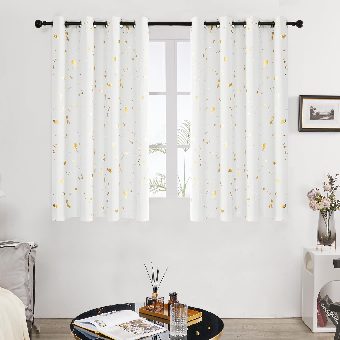 Thermal Blackout Curtains, Noise-Reducing, 2 Panels