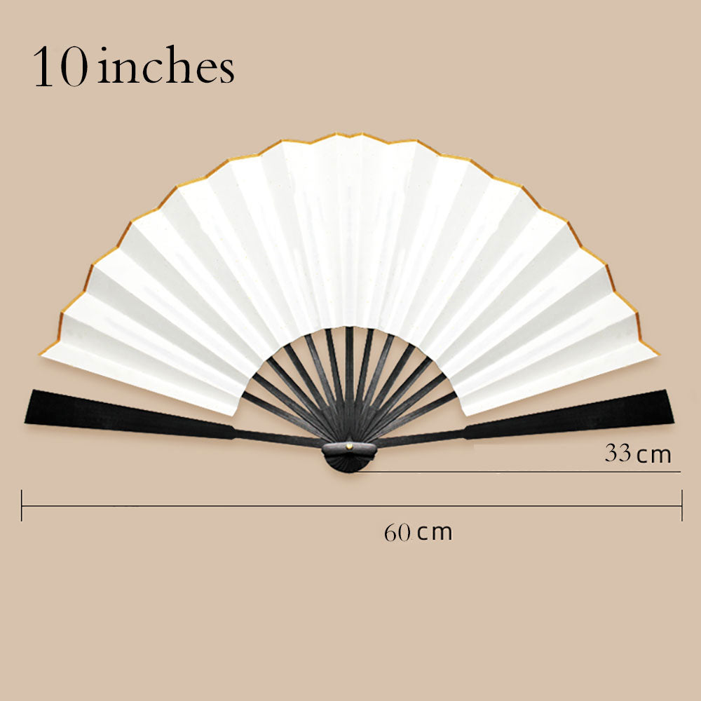 Bling Boots on the Ground Fan Retro Hand-held Folding Fan