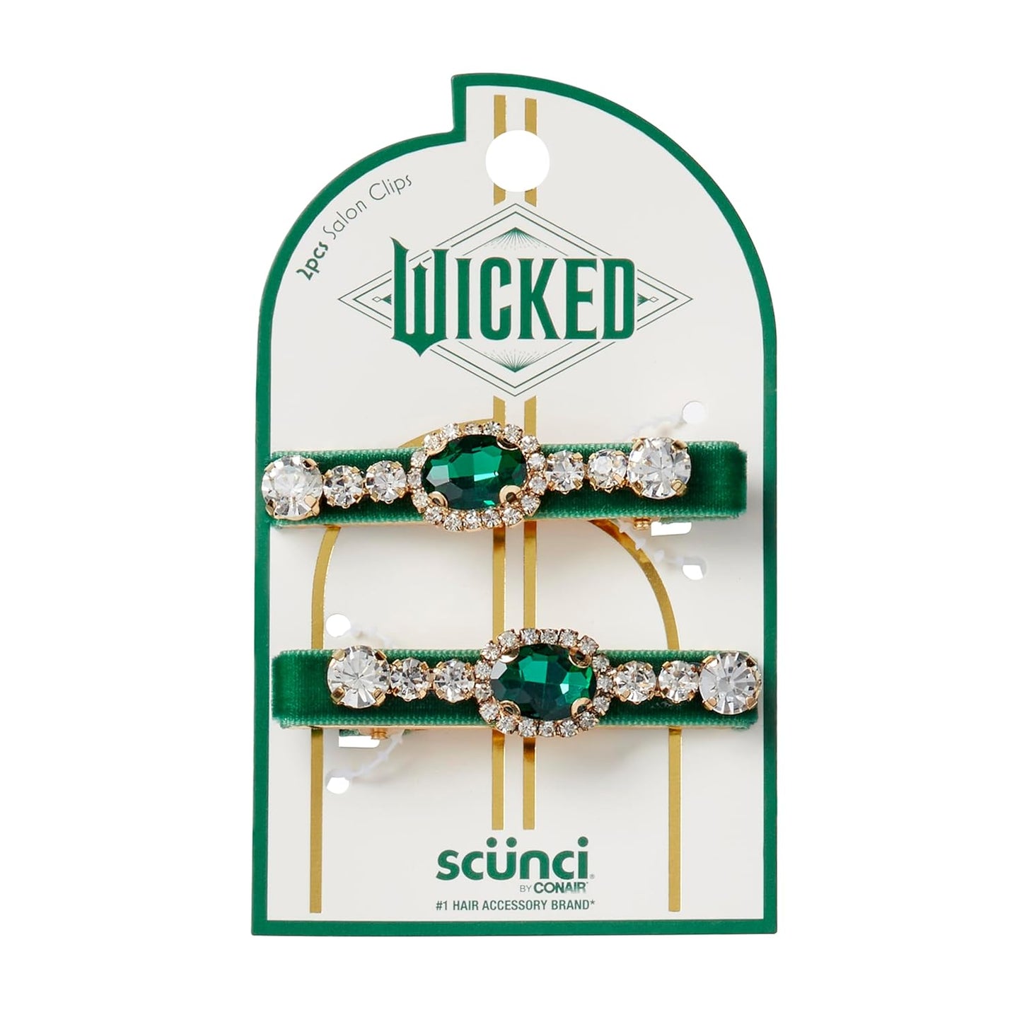 WICKED By Conair Glinda Rhinestone Salon Clips