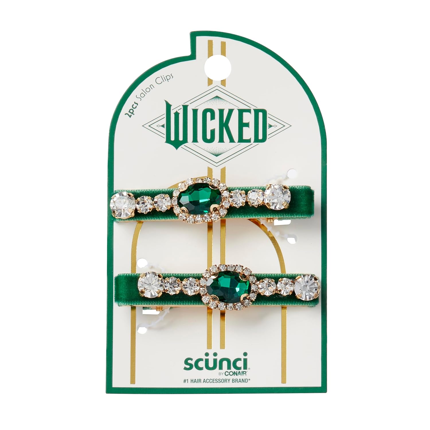 WICKED By Conair Glinda Rhinestone Salon Clips