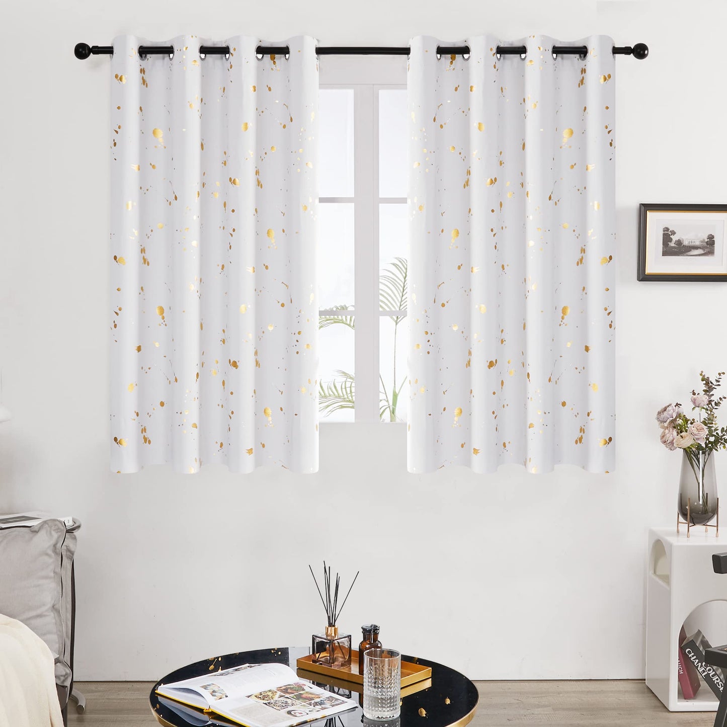 Thermal Blackout Curtains, Noise-Reducing, 2 Panels