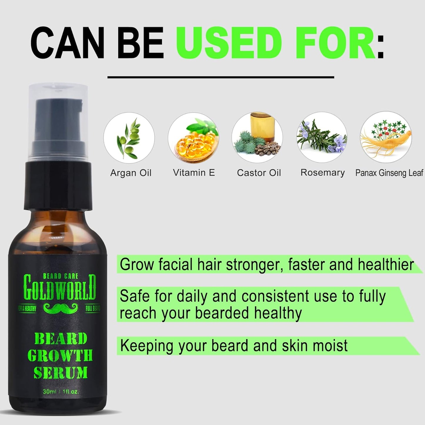 GOLDWORLD Professional Beard Grooming Kit