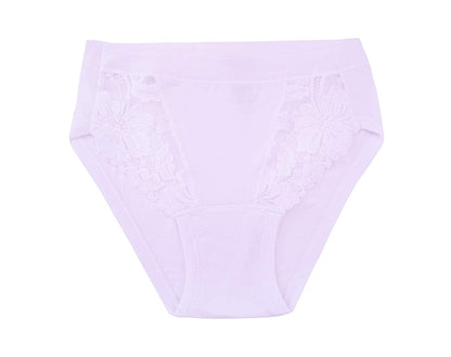 EGI Luxury Modal Women's Lace-Trimmed Briefs Panties. Proudly Made in Italy.(714)