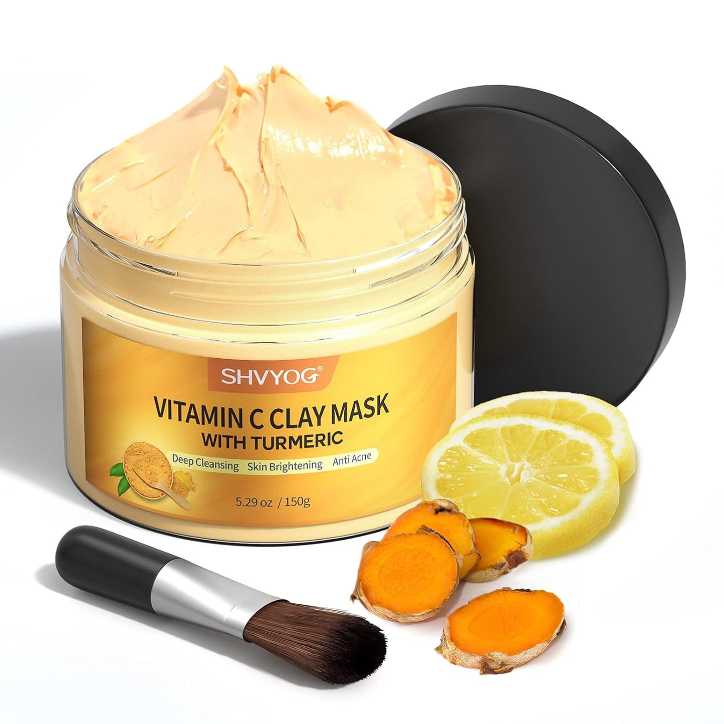 SHVYOG Vitamin C Clay Mask With Turmeric