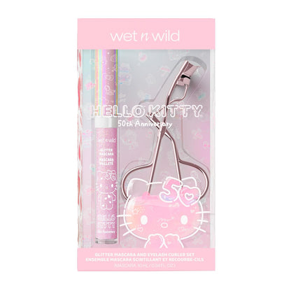 WET N WILD Hello Kitty Glitter Mascara + Eyelash Curler Set