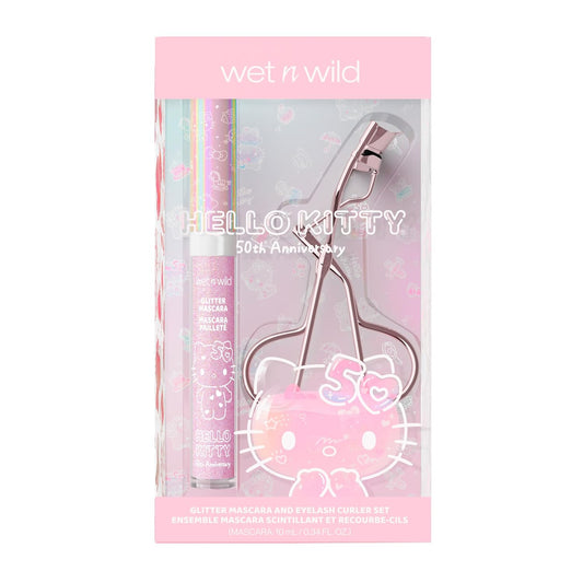 WET N WILD Hello Kitty Glitter Mascara + Eyelash Curler Set