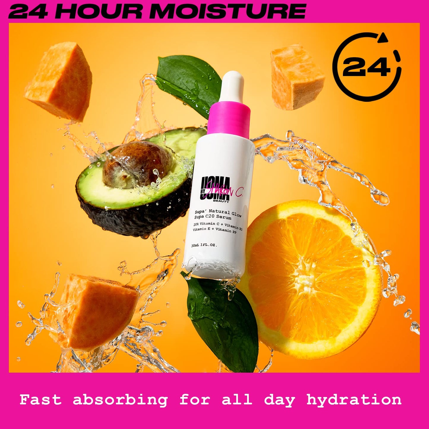 UOMA By Sharon, Supa Natural Glow Vitamin C Serum