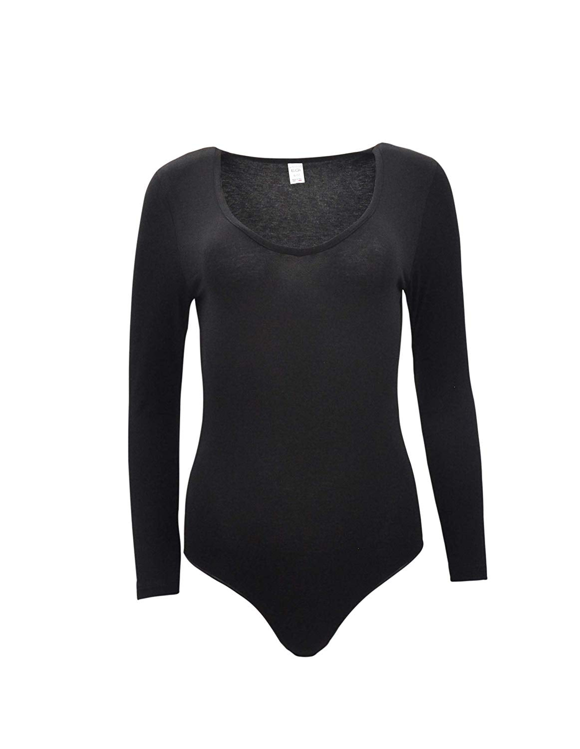 EGi Luxury Viscose Women's Bodysuit Long Sleeve. Proudly Made in Italy.